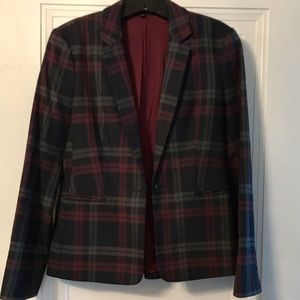 Plaid blazer